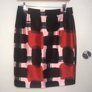 KATE SPADE SKIRT SILK/COTTON BLEND SIZE 6 IN EUC